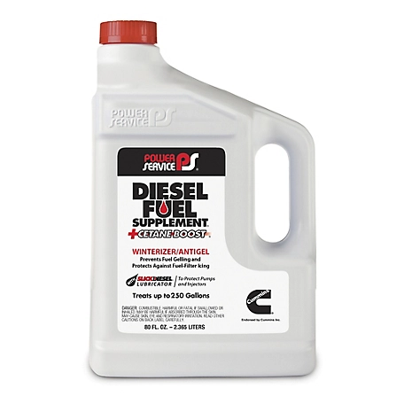 Power Service 80 oz. Diesel Fuel Supplement Antigel + Cetane Boost