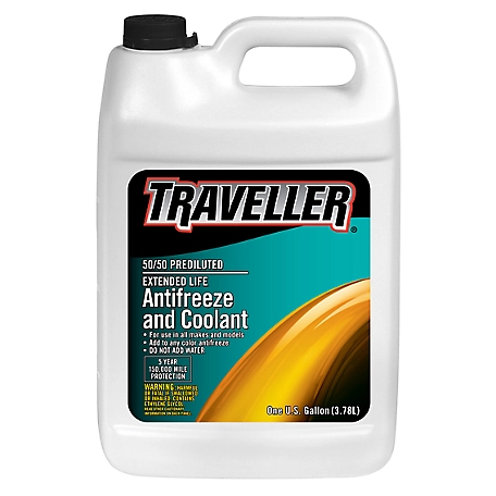 Traveller 1 gal. 50/50 Prediluted Extended Life Antifreeze and Coolant