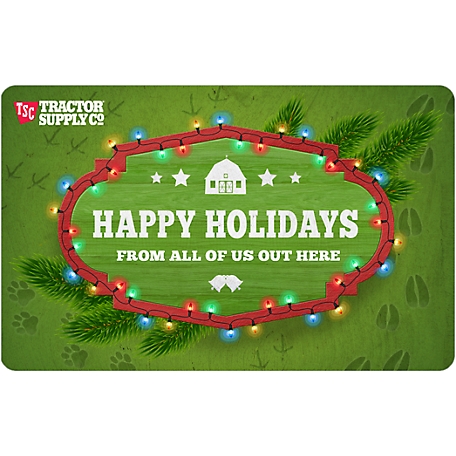 Christmas Message, $100 TSC Gift Card