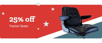 25% off Tractor Seats