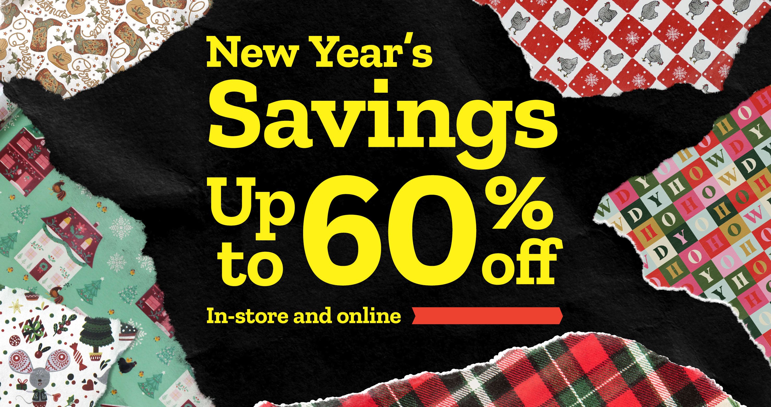 Promotional holiday image featuring a snowy rural farm scene at sunrise or sunset. Text at the top reads: Merry Christmas, to all Out Here. Below that, text reads: Great deals are waiting for you online while we're at home with our families. A call to action below reads: Shop Now. The background shows a red Tractor Supply Co. barn with white trim, a fenced pasture with a horse grazing in the snow, holiday wreaths on fence posts, leafless trees, and snow-covered mountains in the distance under a soft pastel sky.