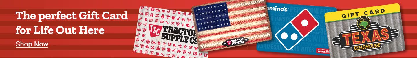 The perfect Gift Card for Life Out Here. Shop Now.