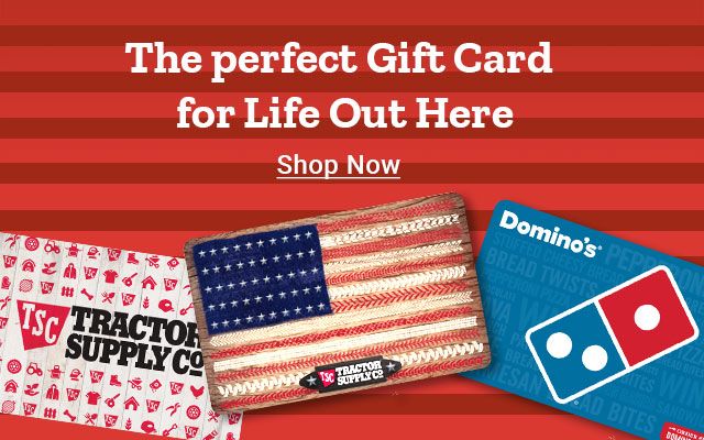The perfect Gift Card for Life Out Here. Shop Now.
