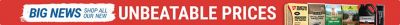 Big News, shop all of our new unbeatable prices.