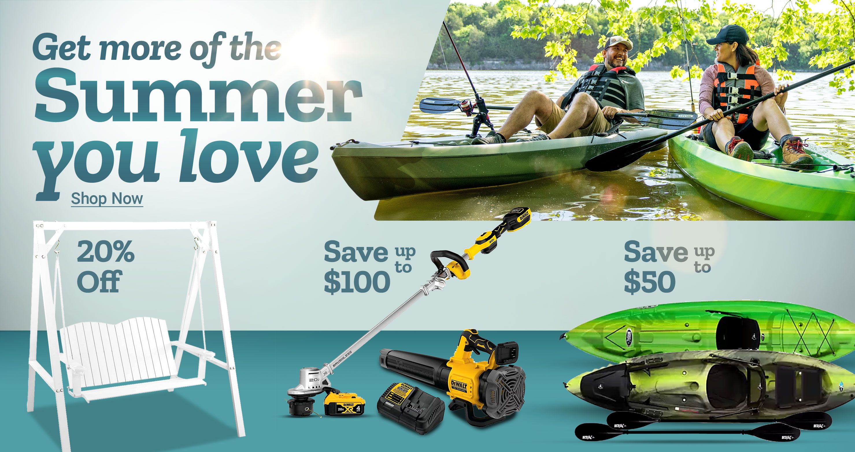 Get more of the Summer you love. Shop Now