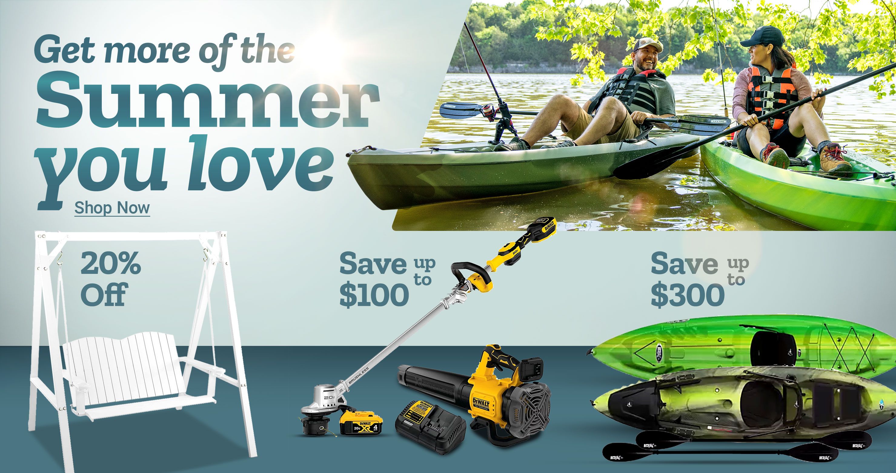 Get more of the Summer you love. Shop Now