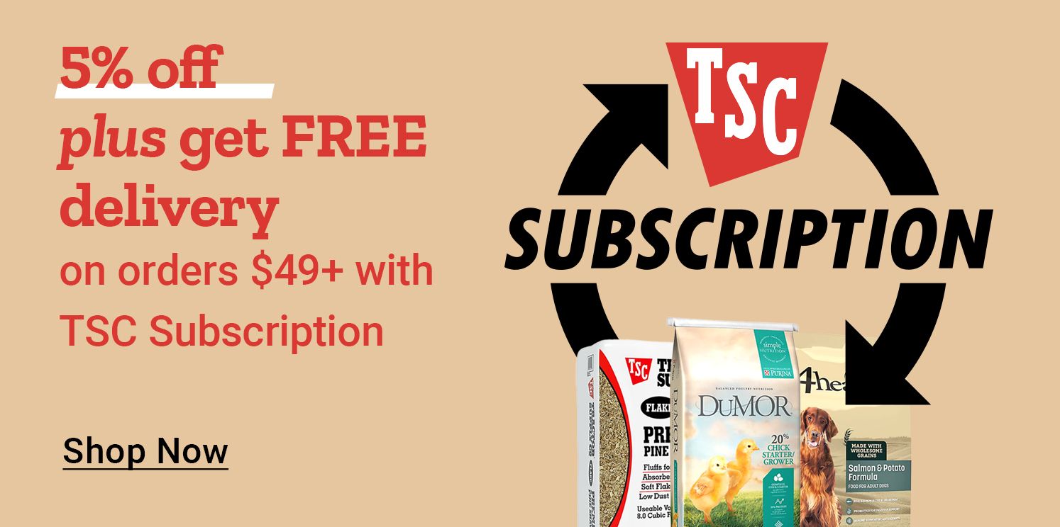 5% off plus get FREE delivery on orders $49+ with TSC Subscription. Shop Now