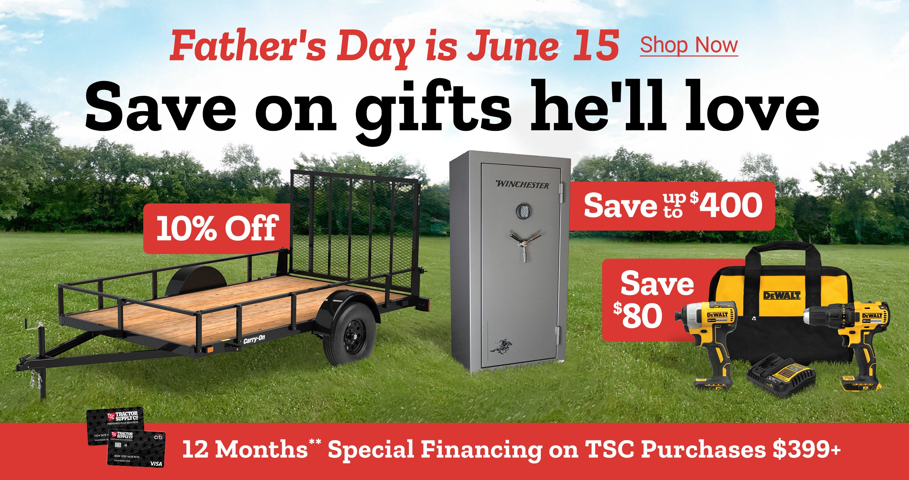 Father's Day is June 15. Save on gifts he'll love. Shop Now.