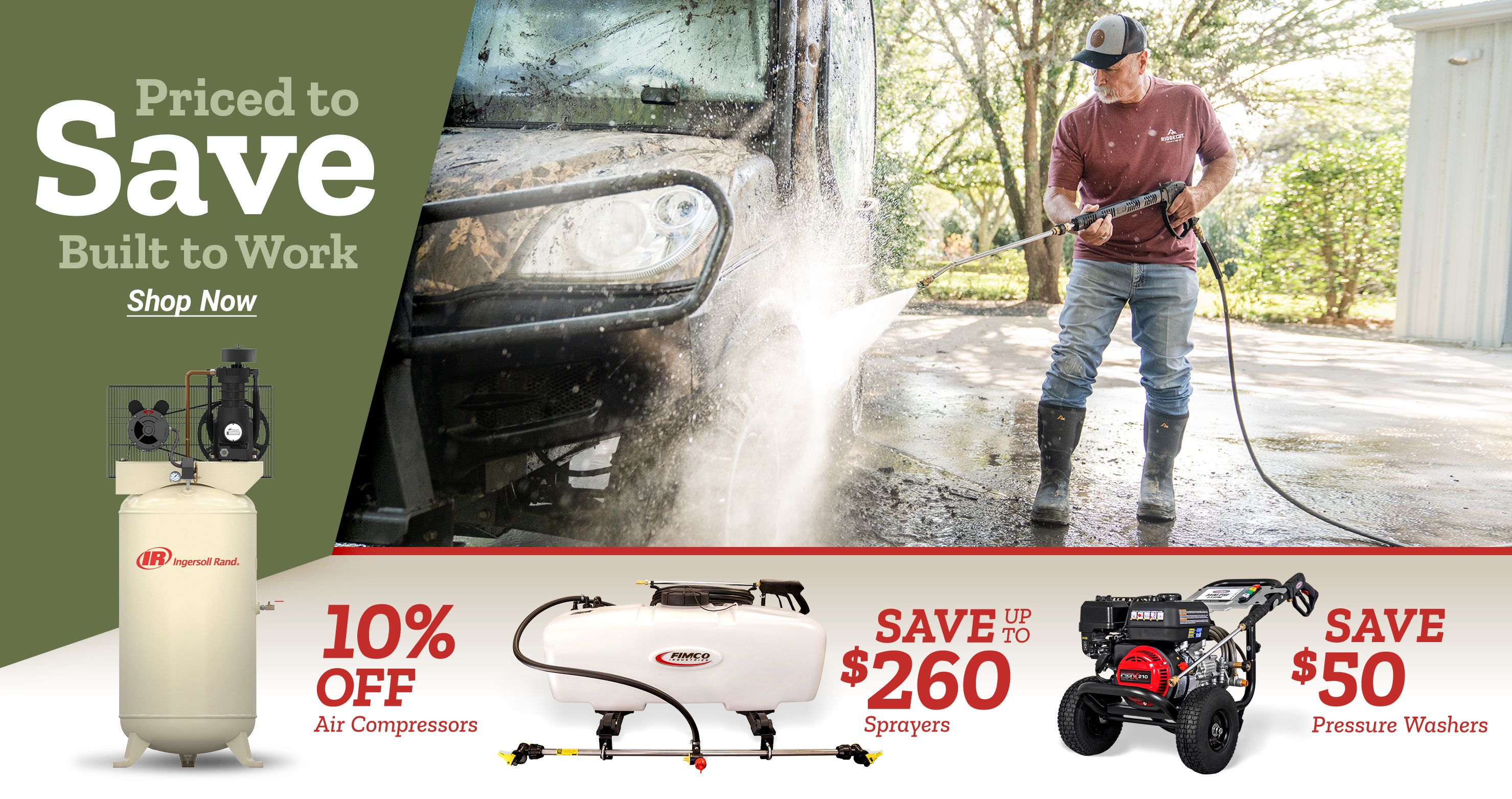 Price to Save Built to Work. Shop Now