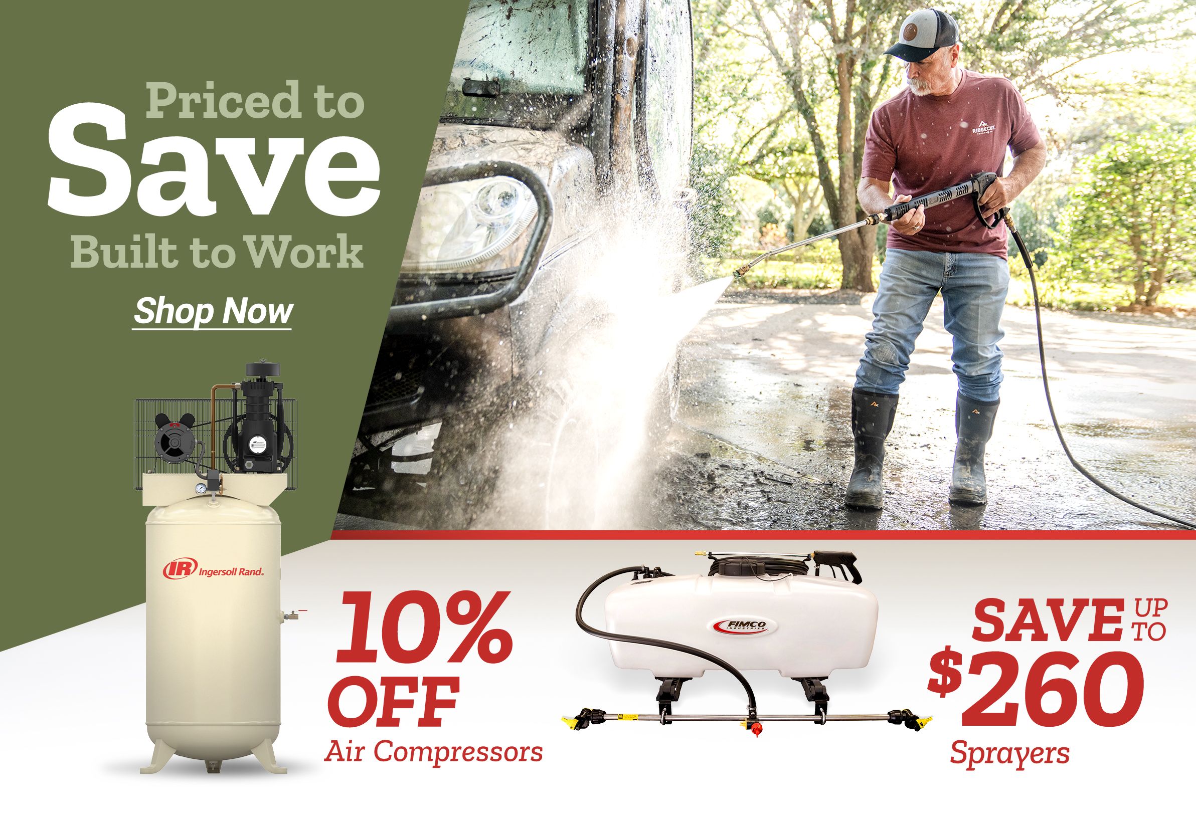 Price to Save Built to Work. Shop Now