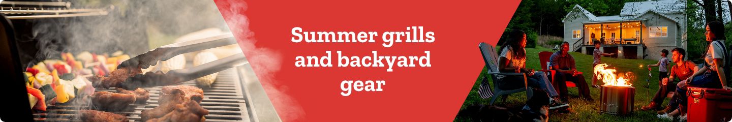 Summer grills and backyard gear