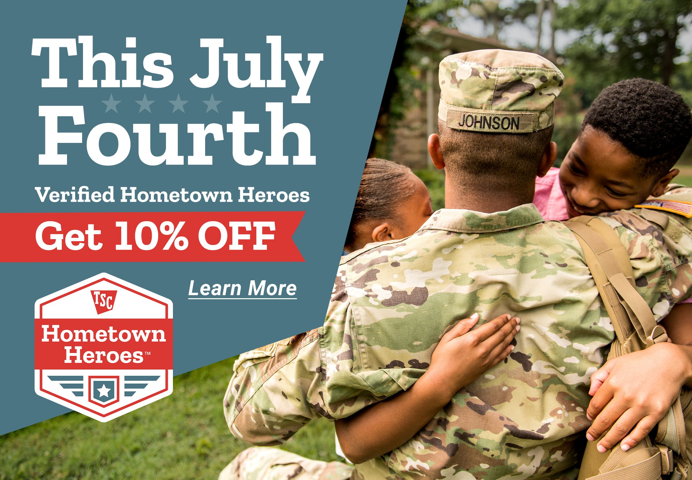 This July Fourth verified Hometown Heroes get 10% off. Learn More.
