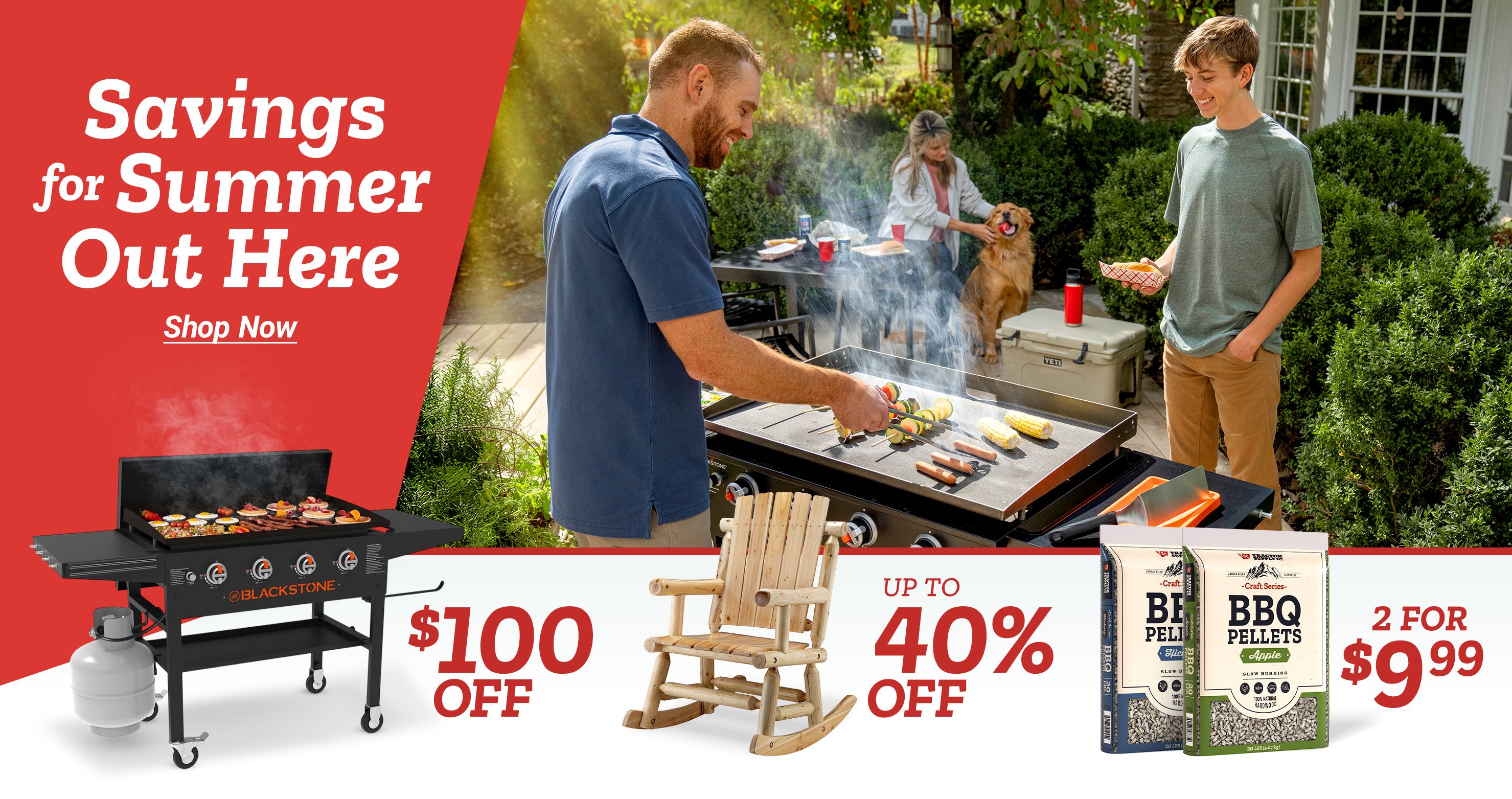 Savings for Summer Out Here. Shop Now.