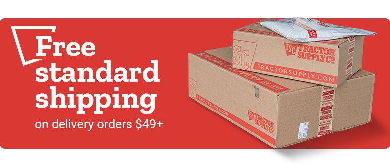 Free standard shipping on delivery orders $49+.