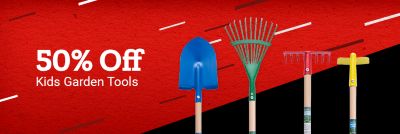 Promotional banner for kayaks and boats with savings messaging.