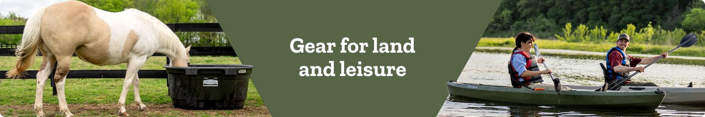 Gear for land and leisure