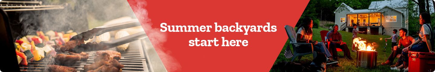 Summer grills and backyard gear