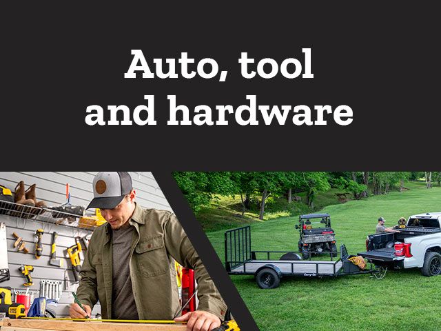 Auto, tool and hardware