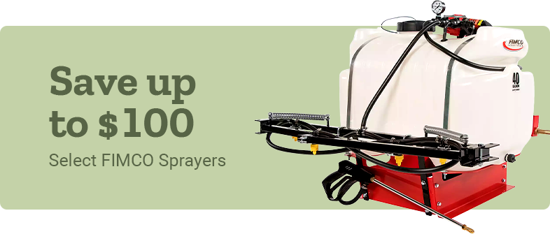 Save up to $100 on Fimco Sprayers.