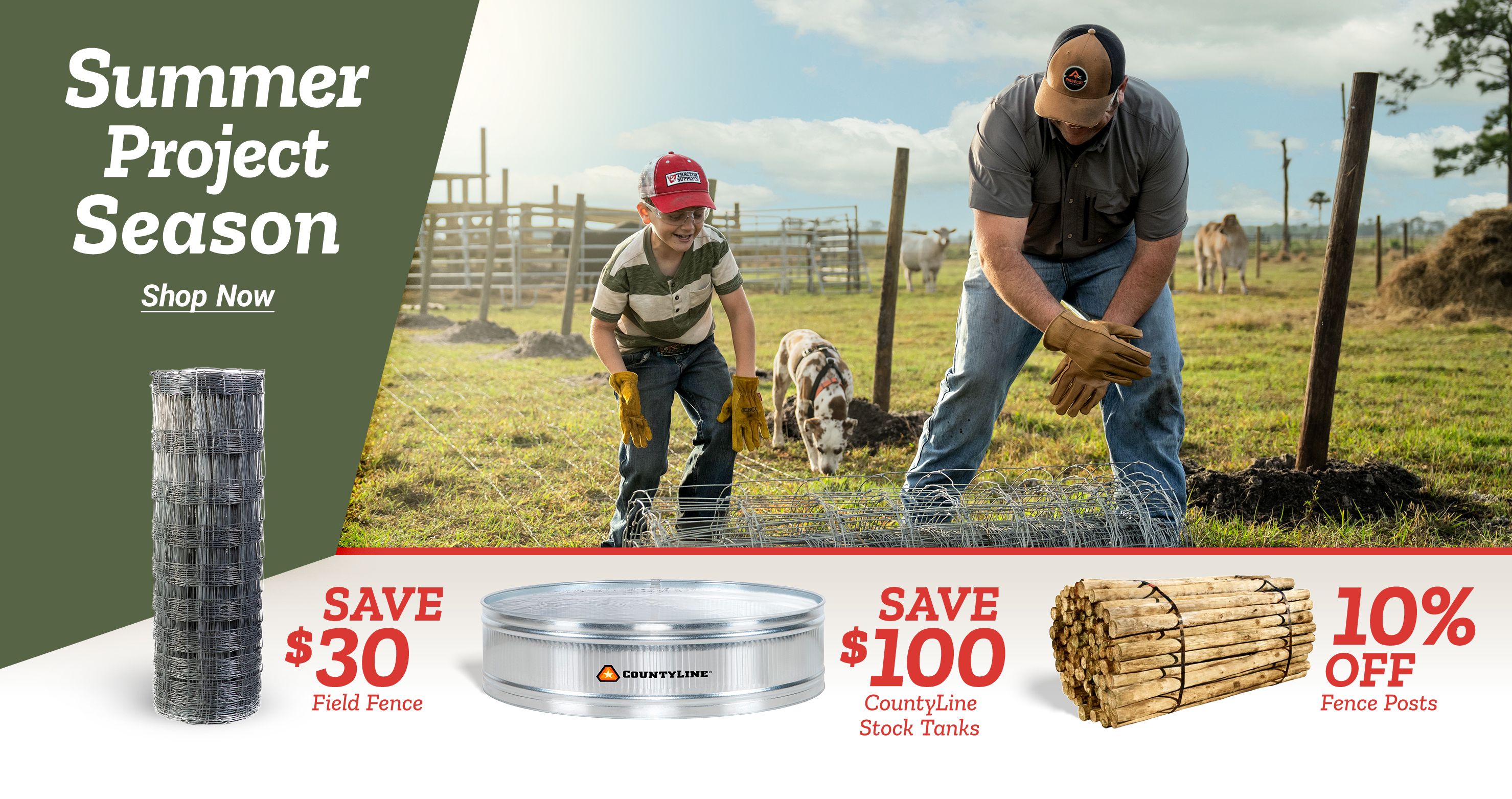 Summer Project Season - Save Now