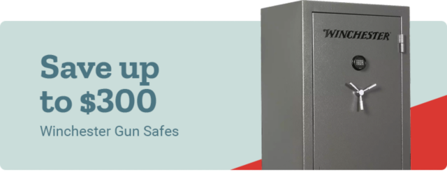 Save up to $300 on Winchester Gun Safes.