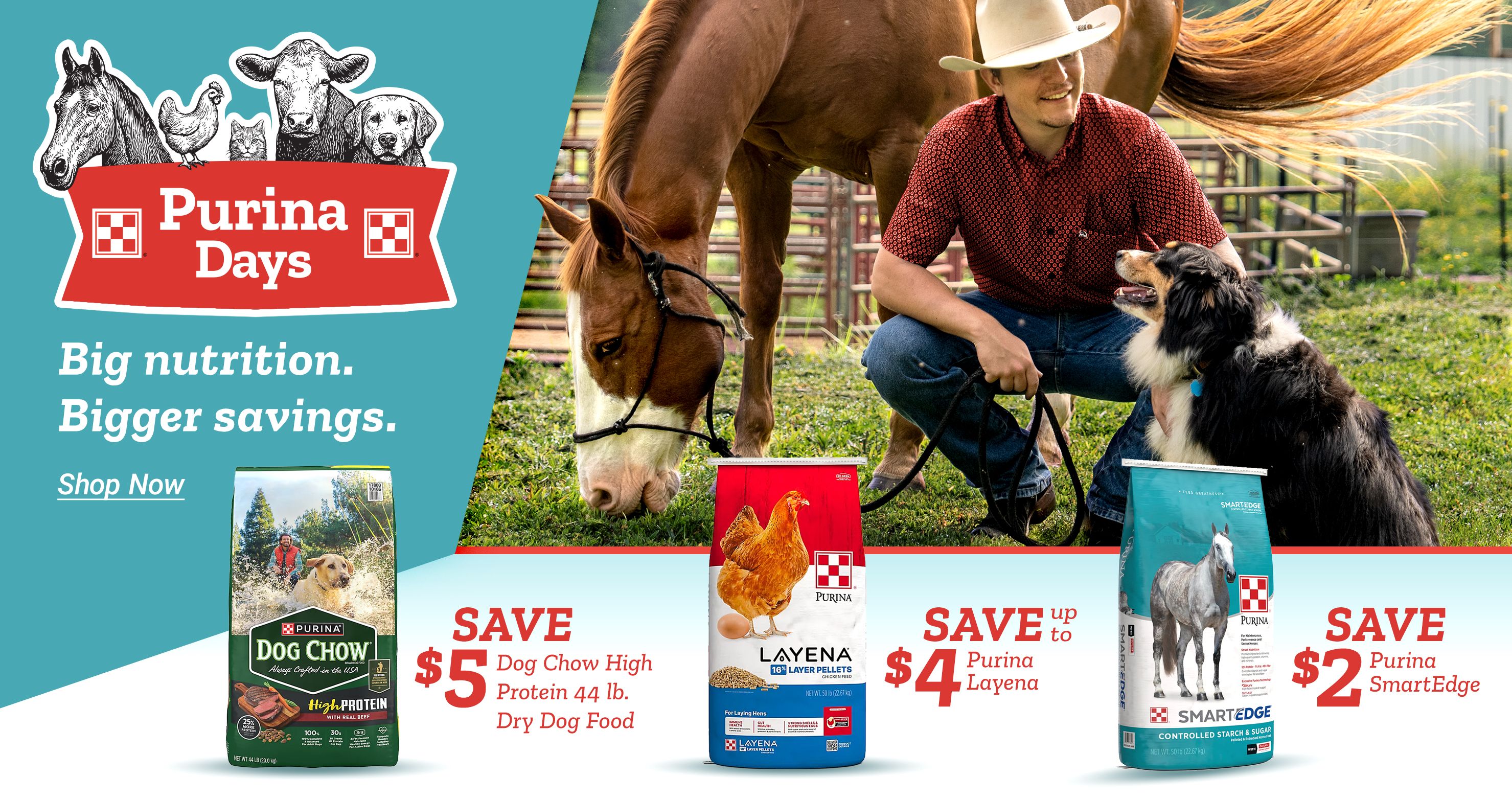 Purina Days Big Nutrition, bigger savings. Shop Now