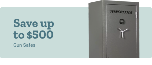Save up to $500 on Gun Safes.