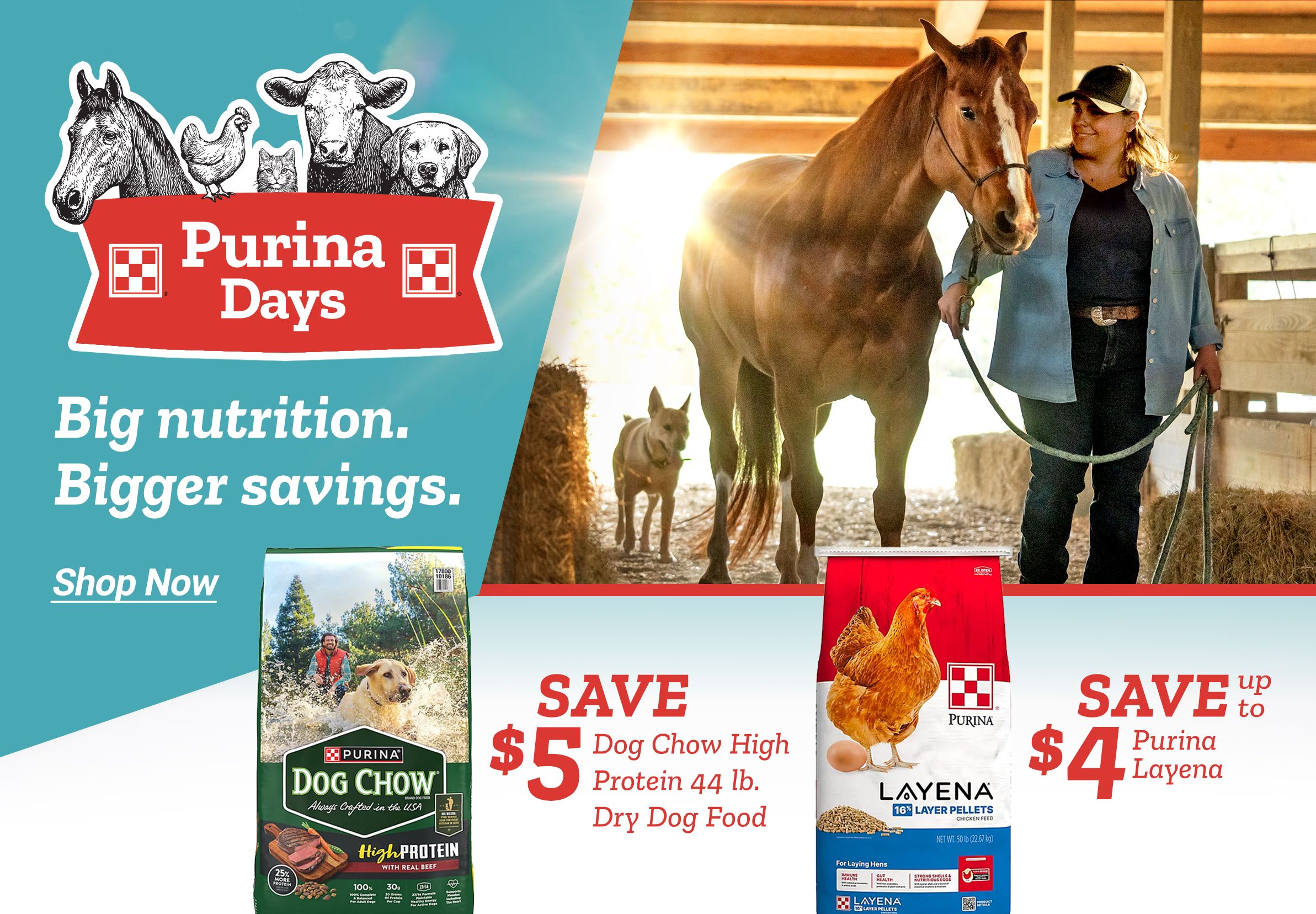 Purina Days Big Nutrition, bigger savings. Shop Now