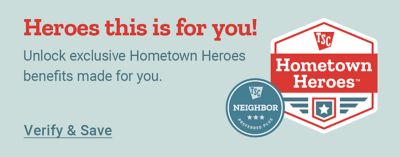 Heroes, this is for you! Unlock exclusive Tractor Supply Hometown Heroes benefits for eligible Neighbor's Club Preferred Plus members. Verify and save.