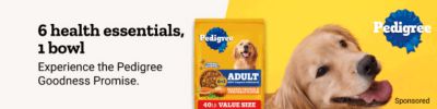 Tractor Supply Animal Days: Pedigree Adult dog food delivers 6 health essentials in 1 bowl with the Pedigree Goodness Promise, now with vitamin GoodBites.
