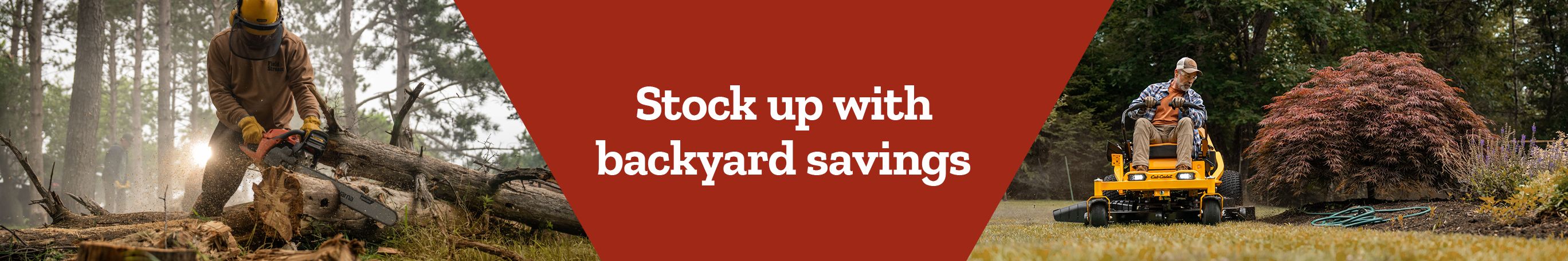 Yard tools and heating supplies