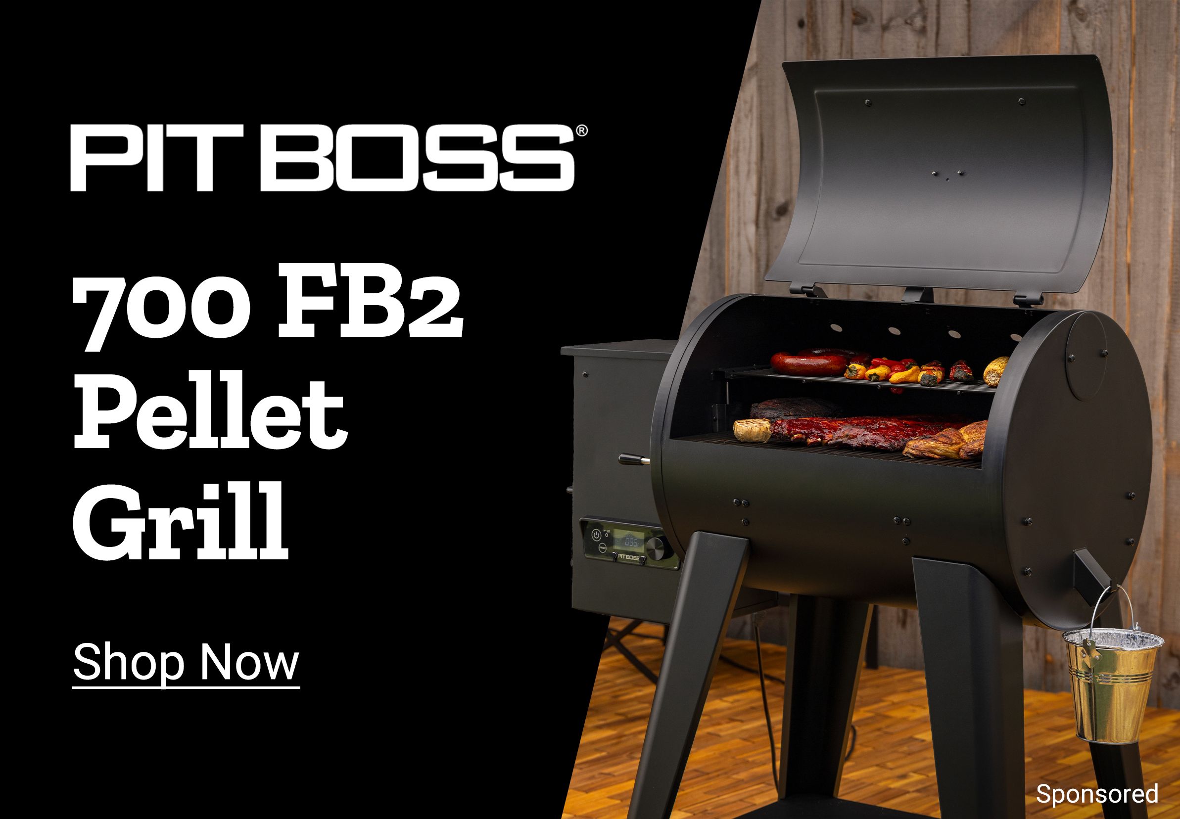 Tractor Supply Company promotion. Pit Boss 700 FB2 Pellet Grill. Shop Now